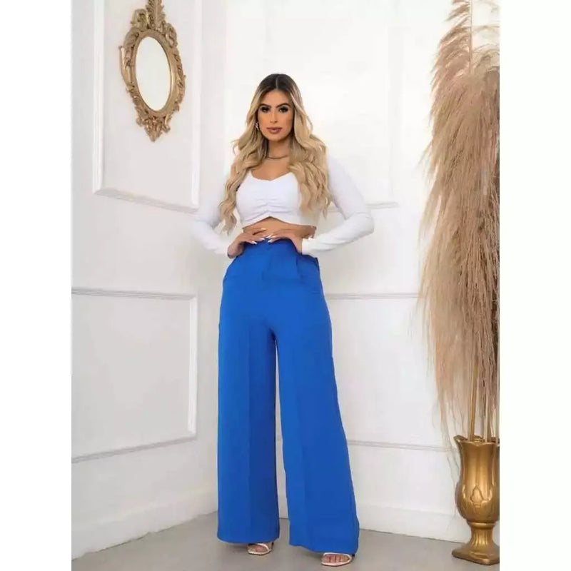Calça Pantalona Duna Premium - Bella moda feminina