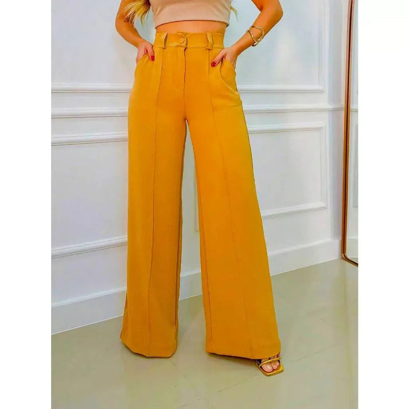 Calça Pantalona Duna Premium - Bella moda feminina